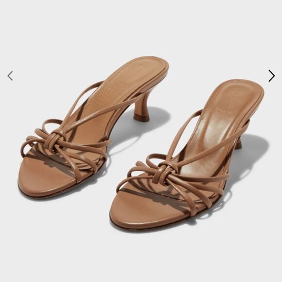 NEW Aeyde Olga Knotted Napa Leather Heel Sandal size 37 - Picture 11 of 11